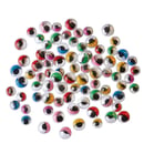 Pysselögon Playbox Med Fransar Mixade Färger 230st/fp