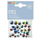 Pysselögon Playbox Fransar Rörliga Pupiller 30st/fp