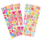 Klistermärken Playbox Hjärtan och Stjärnor