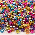 Ponypärlor Playbox Metallic 1000st/fp