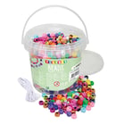 Ponypärlor Playbox Bas- och Metallic Mix 1000st/fp