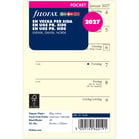 Dagbok Filofax Pocket refill 2027 vecka/sida