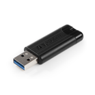 USB-minne Verbatim 3.2 Pinstripe 128GB svart