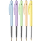 Kulpenna BIC Clic M10 medium pastellfärger 50st/fp