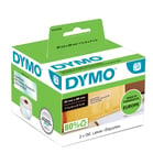 Etikett Dymo adress 89x36 klar 260st/rulle