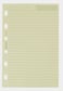 Filofax Pocket blad linjerade beige 20st/fp