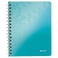 Kollegieblock Leitz WOW A5 80g linjerat turkos