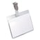 Namnskylt 93x62mm liggande med clips 25st/fp