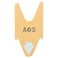 Nummerlappar D80 gula 3000st/rulle