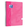 Kollegieblock Oxford Touch A4 90g rutat rosa