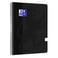 Kollegieblock Oxford Touch A4 90g rutat svart 5st/fp
