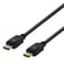 DisplayPort 1.2-kabel Deltaco 1m svart