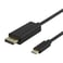Kabel USB-C till DisplayPort Deltaco 4K 2m