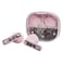 Hörlurar Streetz TWS T150 Transparent rosa
