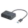 USB-A Hub Deltaco 5Gbit/s 4xUSB-A svart