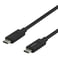 USB-C till USB-C kabel USB-IF-certifierad 5Gbit/s 2m svart