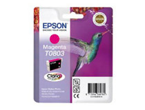 Bläckpatron Epson T0803 300 sidor magenta