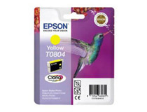 Bläckpatron Epson T0804 300 sidor gul