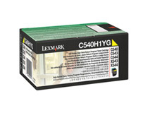 Toner Lexmark C540H1YG 2k gul