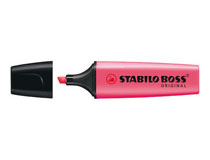 Överstrykningspenna Stabilo Boss rosa 10st/fp
