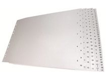 Register plast A3L 1-10 25st/fp
