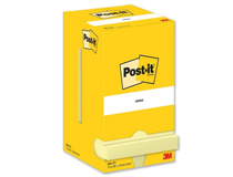 Post-it 654CY gul 76x76 12st/fp