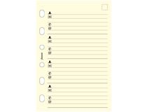 Filofax Pocket adresser 20st/fp