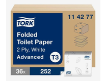 Toalettpapper Tork Advanced T3 8712st/kt