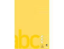 Skrivhäften Bantex A5 blankt gul 25st/fp