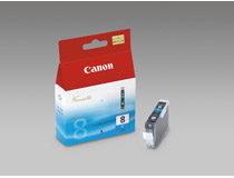 Bläckpatron Canon CLI-8C 490 sidor cyan
