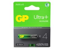 Batteri Ultra Plus Alkaline AAA/LR03 4st/fp