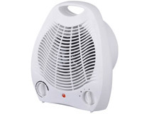 Värmefläkt 1000W/2000W vit