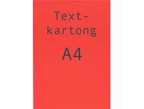 Kartong A4 fluorescerande röd 260g 25st/fp