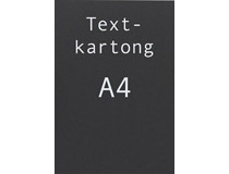 Kartong A4 svart 270g 25st/fp