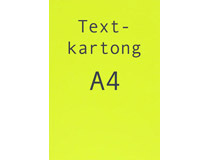 Kartong A4 fluorescerande gul 260g 25st/fp