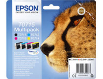 Bläck Epson T0715 CMYK 4st/fp