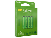 Batteri GP ReCyko AAA 4st/fp