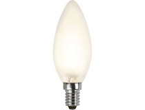 LED-lampa Frosted Filament kron E14 C35