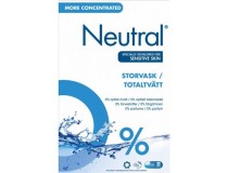 Tvättmedel Neutral pulver Totaltvätt 8,92kg