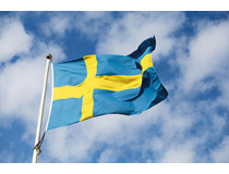 Nationsflagga Sverige 240cm