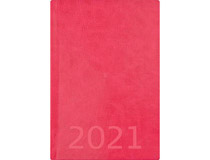 Weekly A5 konstläder rosa 2021