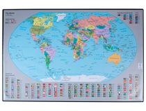 Skrivunderlägg Världskarta 59x39cm