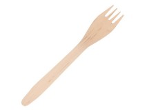 Bestick gaffel trä 165mm 100st/fp