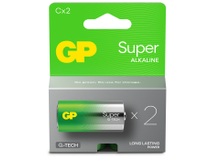 Batteri GP Super Alkaline C 14A/LR14 2st/fp