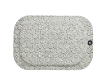 Arbetsplatsmatta StandUp Circle 53x77cm vit