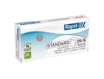 Häftklammer Rapid Standard 26/6 5000st/ask