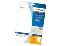 Etikett Herma Special 210x297mm klar transparent 25st/fp