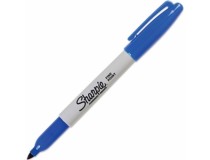 Märkpenna Sharpie Fine blå 12st/fp