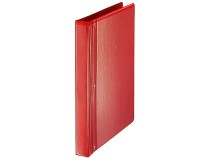Gaffelpärm A4 40mm ficka röd