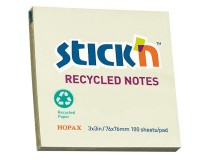 Notis Recycled 76x76 gul 12st/fp